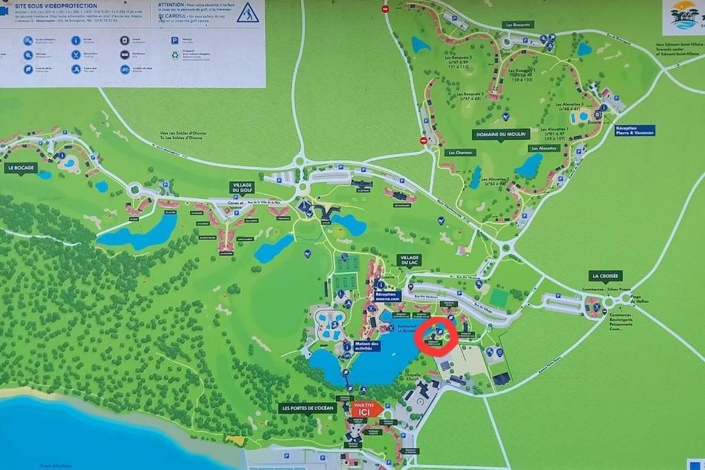 "Le Filet Du Lac" Appartement Atypique, 5 Personnes, Duplex, Vue Lac, Acces Parc Aquatique Gratuit Talmont-Saint-Hilaire Esterno foto