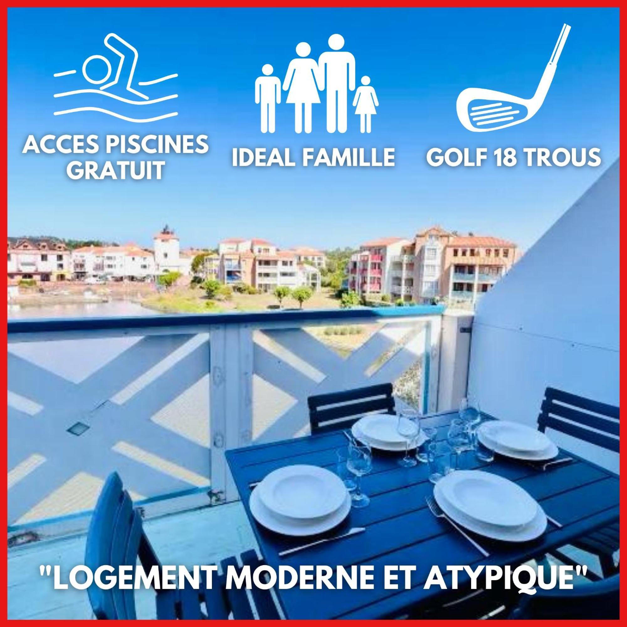 "Le Filet Du Lac" Appartement Atypique, 5 Personnes, Duplex, Vue Lac, Acces Parc Aquatique Gratuit Talmont-Saint-Hilaire Esterno foto